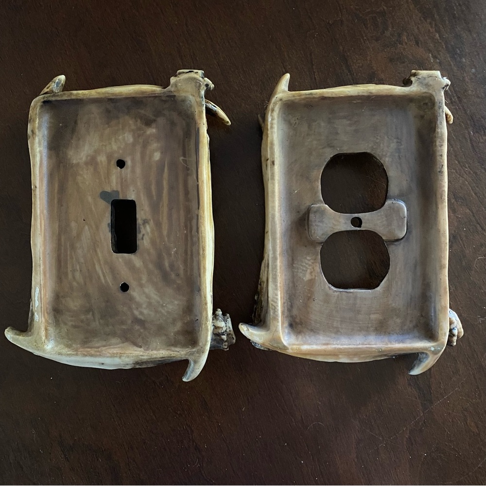 Rustic Antler Light Switch and Outlet Cover Set - Picture 5 of 5